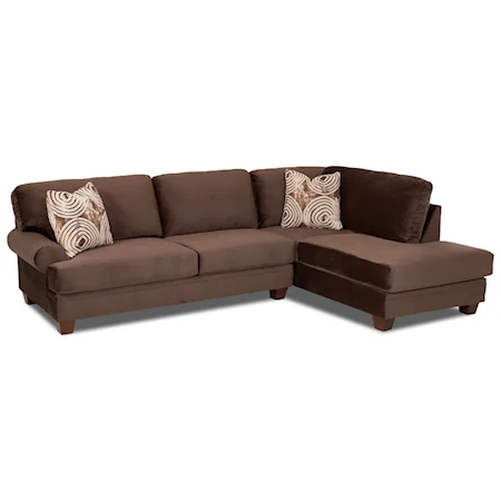 Two Piece Sectional Sofa with RAF Sofa Chaise